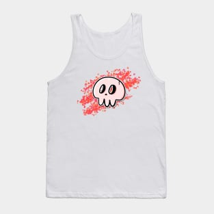 Pink Skull Tank Top